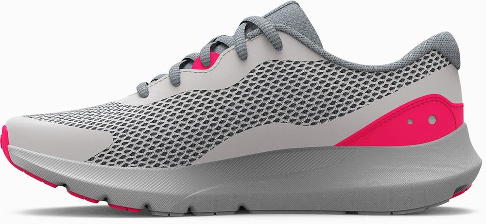 Buty Treningowe Vans UA Big Flag Logo 2.0 Dziewczynka Szare Różowe | IJAP72065