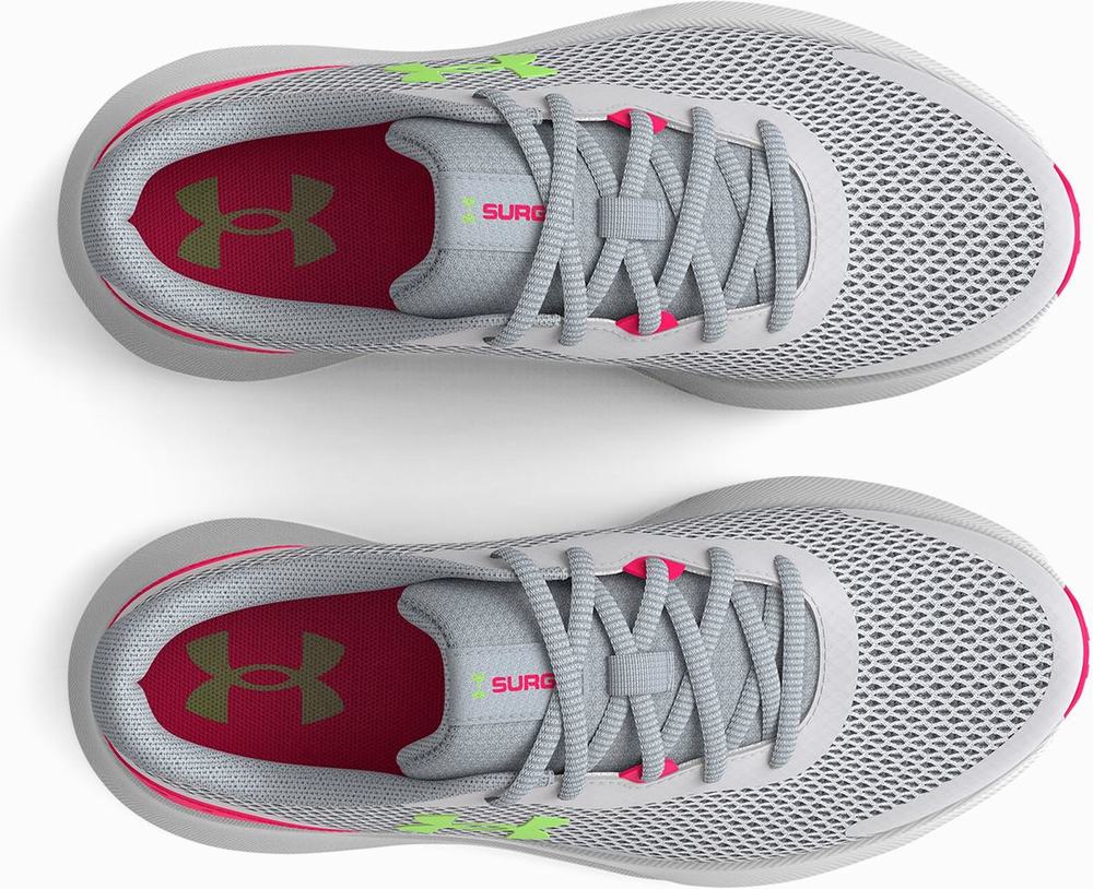 Buty Treningowe Vans UA Big Flag Logo 2.0 Dziewczynka Szare Różowe | IJAP72065