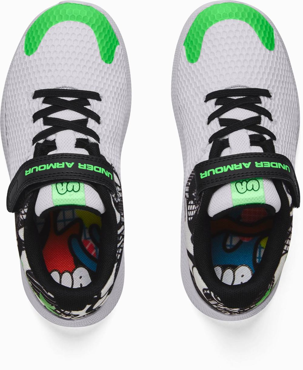 Buty Treningowe Vans UA Logo Repeat Chłopięce Białe Zielone | OQBT61754