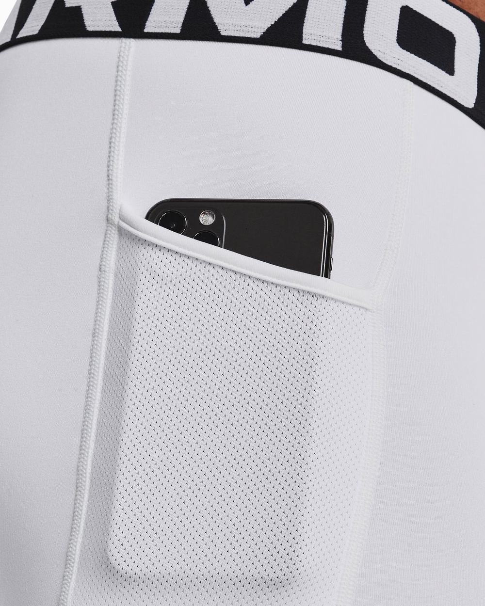 Legginsy Vans UA Storm Kangzip Męskie Białe Czarne | PFYE28934