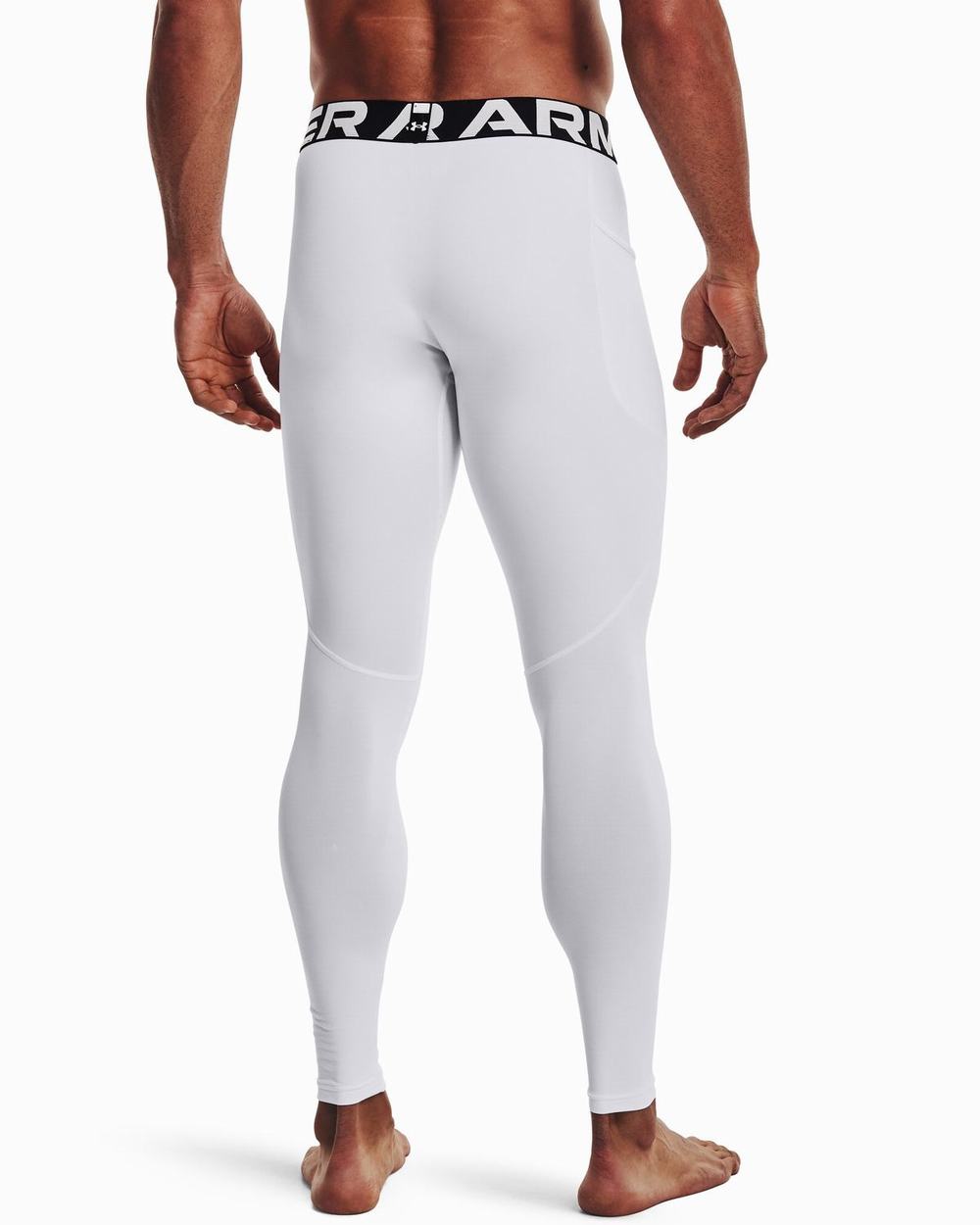 Legginsy Vans UA Storm Stretch Męskie Białe Czarne | PTFN08362