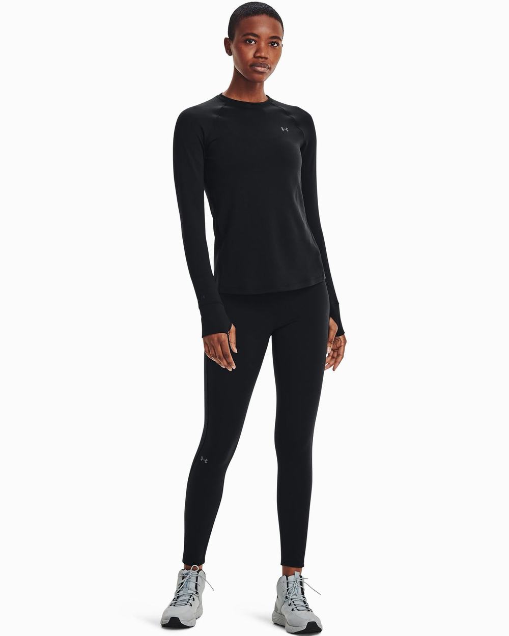 Long Sleeve Vans Damskie Czarne Szare | FXNE65874