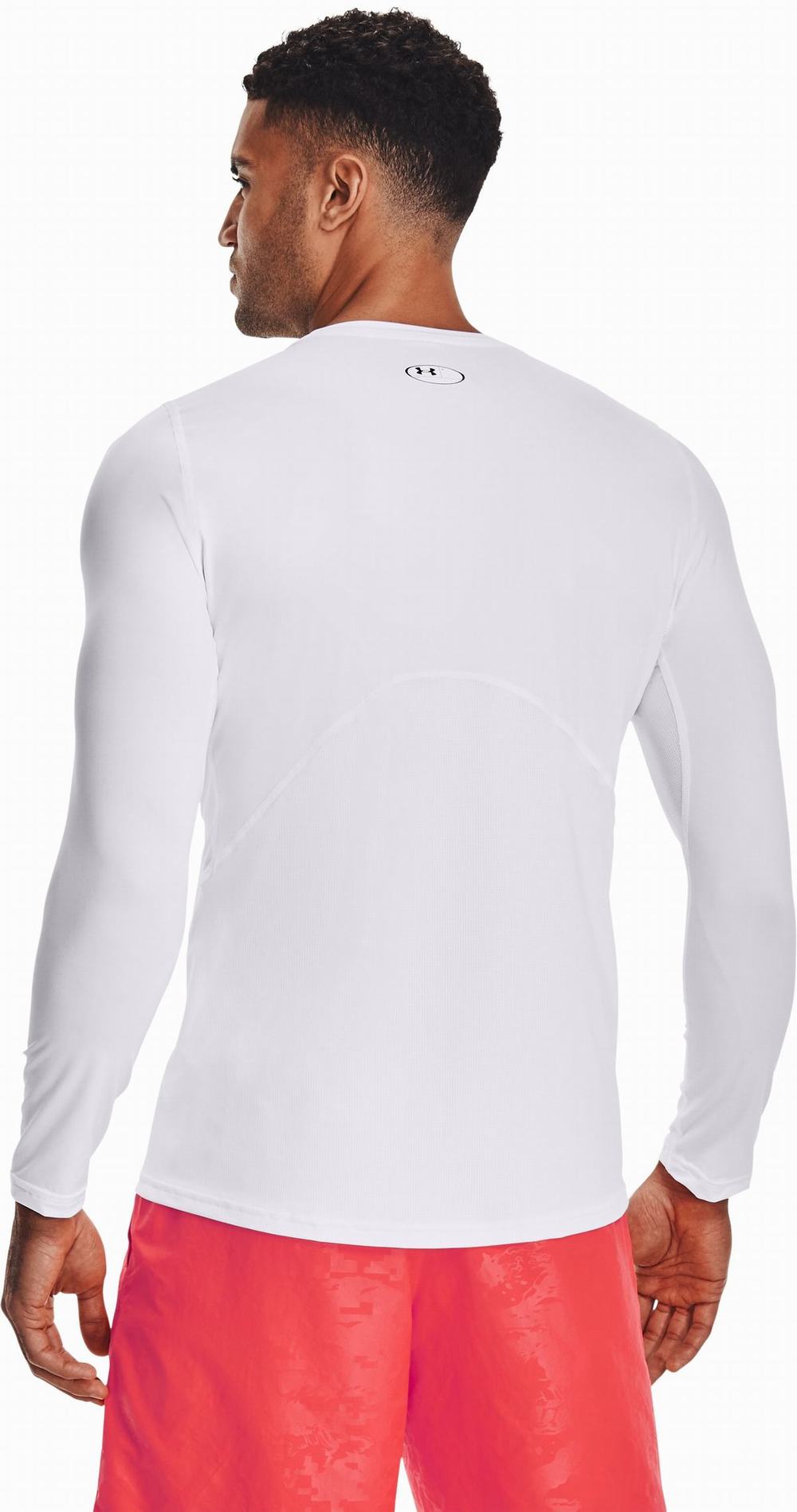 Long Sleeve Vans UA Storm Ridge Reaper Raider HD Męskie Białe Czarne | COVL06579