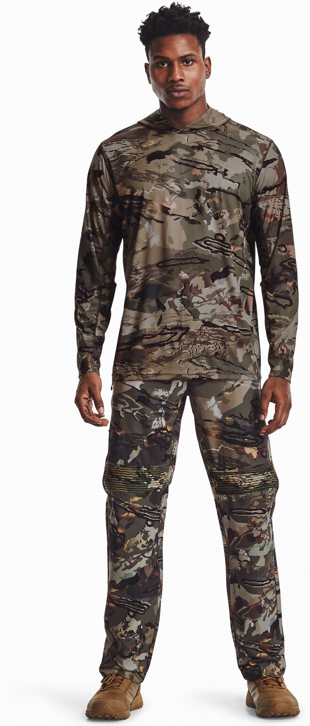 Najfatalniejszy Vans UA Fly-By Anywhere Męskie Camo Czarne | CQAZ32108