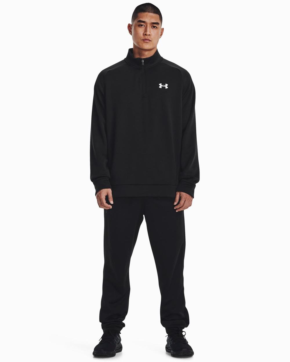 Najfatalniejszy Vans UA RUSH ColdGear Seamless Mock Męskie Czarne Białe | JGKD92531