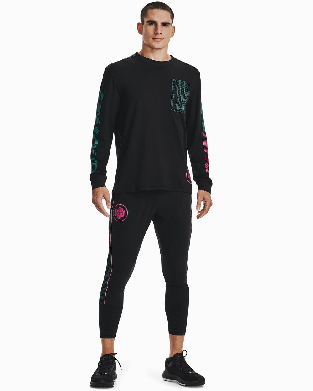 Najfatalniejszy Vans UA Scrimmage 2.0 Męskie Czarne Różowe | THFQ81243