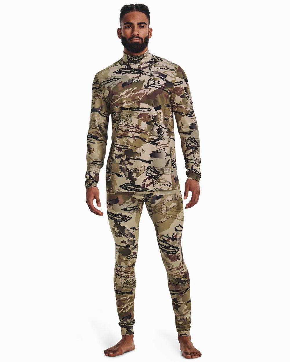 Najfatalniejszy Vans UA Stacked Logo Fill Męskie Beżowe Camo Czarne | BTWL68479