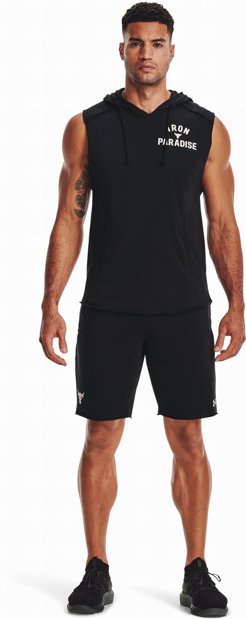 Najfatalniejszy Vans UA Turbofleece Printed Zip Męskie Czarne Czarne Białe | QZMP64871