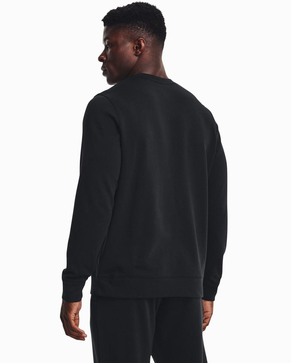 Najfatalniejszy Vans UA Woven Grafiką Crew Męskie Czarne Czarne Białe | ZQSG84921