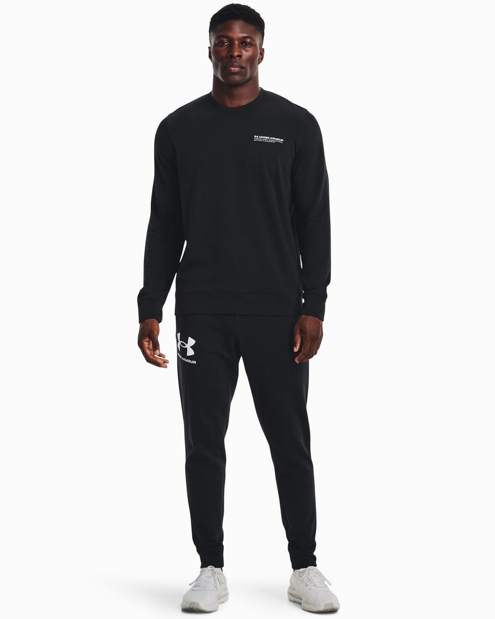 Najfatalniejszy Vans UA Woven Grafiką Crew Męskie Czarne Czarne Białe | ZQSG84921