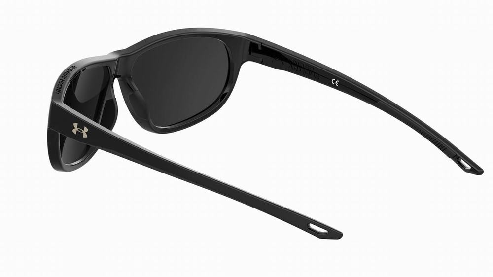 Okulary Słoneczne Vans Damskie Czarne Szare | UTMB43180