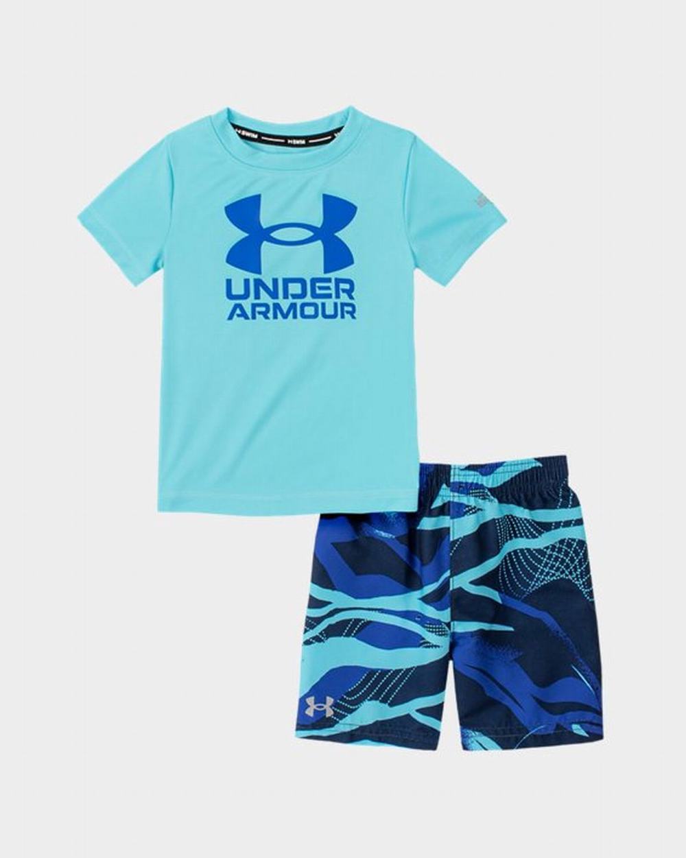 One Piece & Sets Vans UA Tech Big Logo Chłopięce Głęboka Niebieskie Indygo | BWVU36257