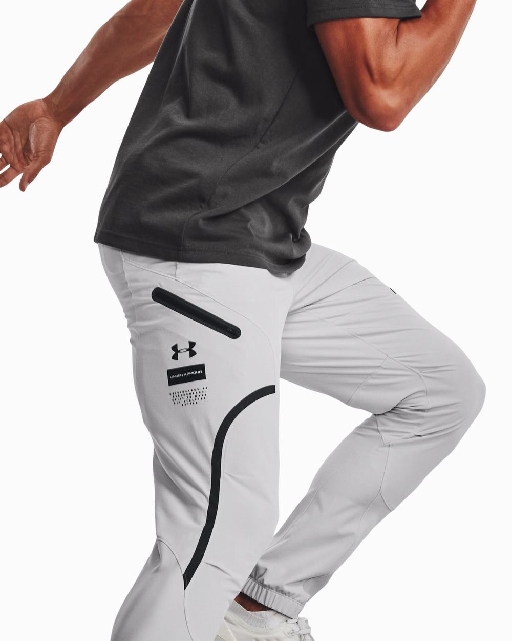 Spodnie Vans Męskie Szare Czarne | DLRM36297