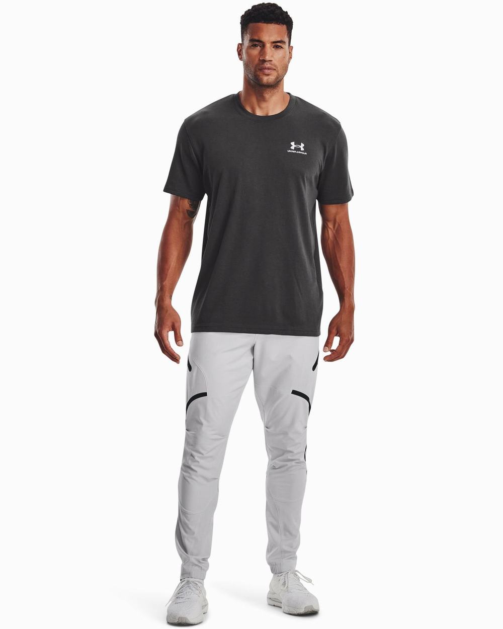 Spodnie Vans Męskie Szare Czarne | DLRM36297