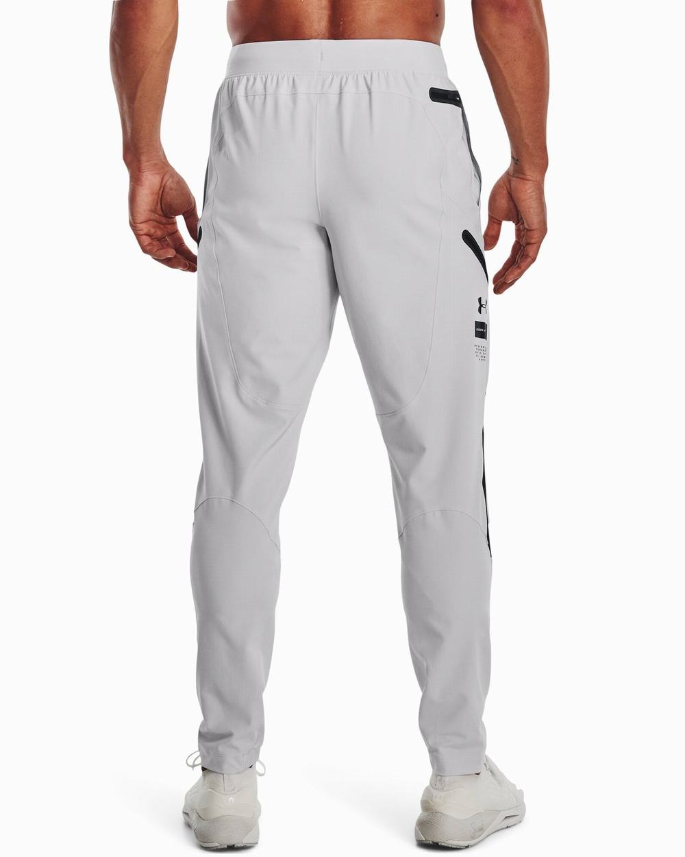 Spodnie Vans Męskie Szare Czarne | DLRM36297