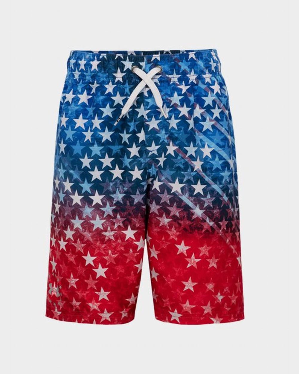 Stroje Kąpielowe Vans UA Logo Rise Chłopięce Czerwone | GMWQ26830