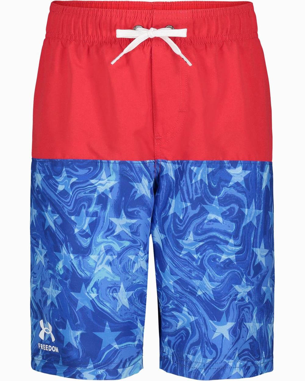 Stroje Kąpielowe Vans UA Play Up 2.0 Chłopięce Czerwone Niebieskie | BLQE62501