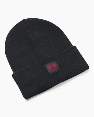 Czapki Beanie Vans HeatGear Mid-Rise Middy Męskie Czarne Czerwone | UOSA49760