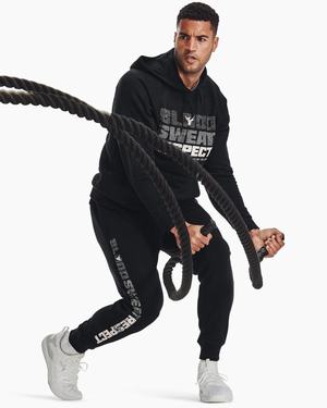 Spodnie Do Biegania Vans UA Terrain Woven Męskie Czarne Czarne Białe | FOEZ51487